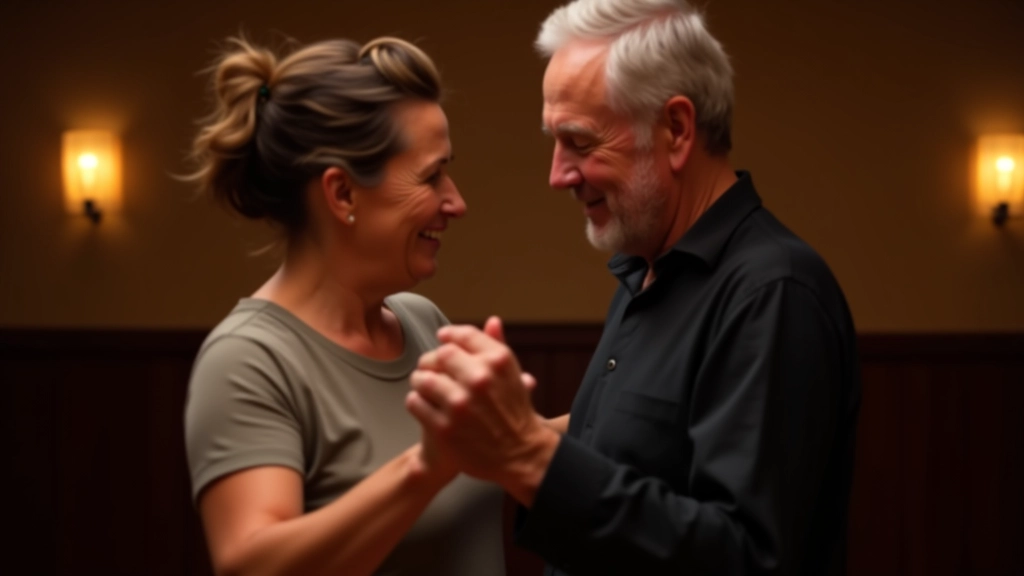 Close-up of dance partners performing bachata with proper posture